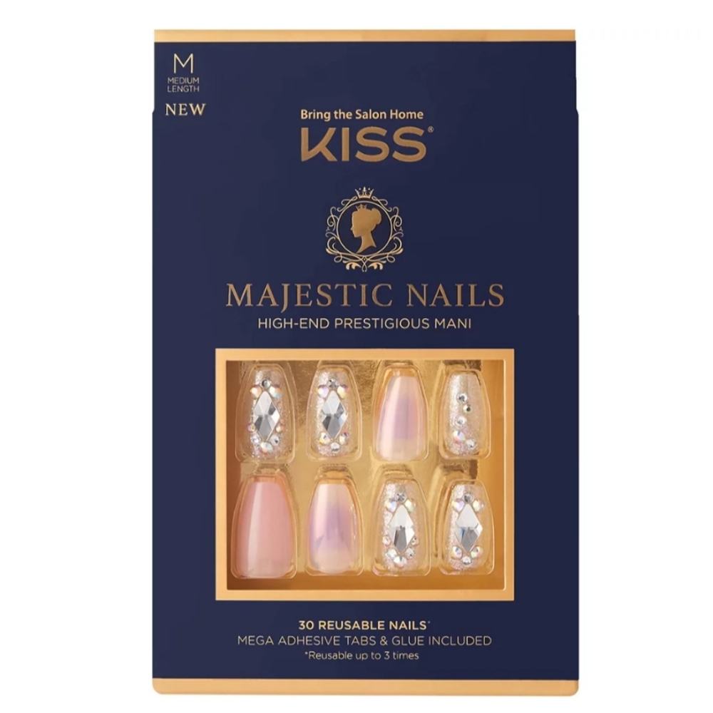 Kiss majestic nails 30 reusable medium nails